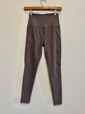 Beyond yoga light brown leggings soft women’s medium 24” inseam